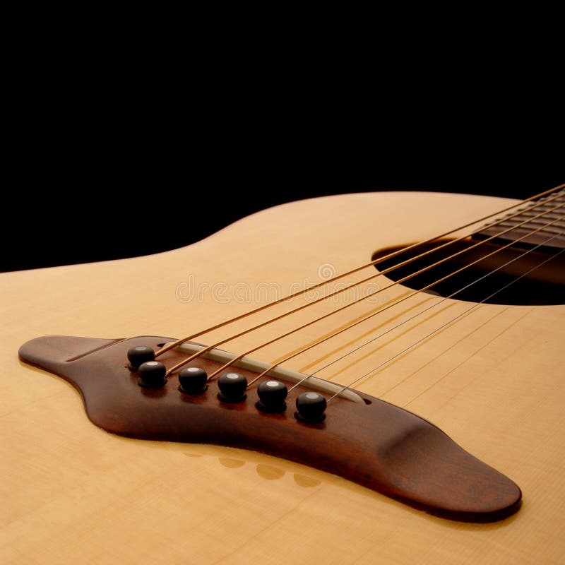Acoustic Guitar Body 1 stock photo. Image of fret, bridge 1311822