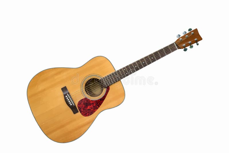 Acoustic guitar illustration vector illustration Acoustic guitar illustration vector illustration