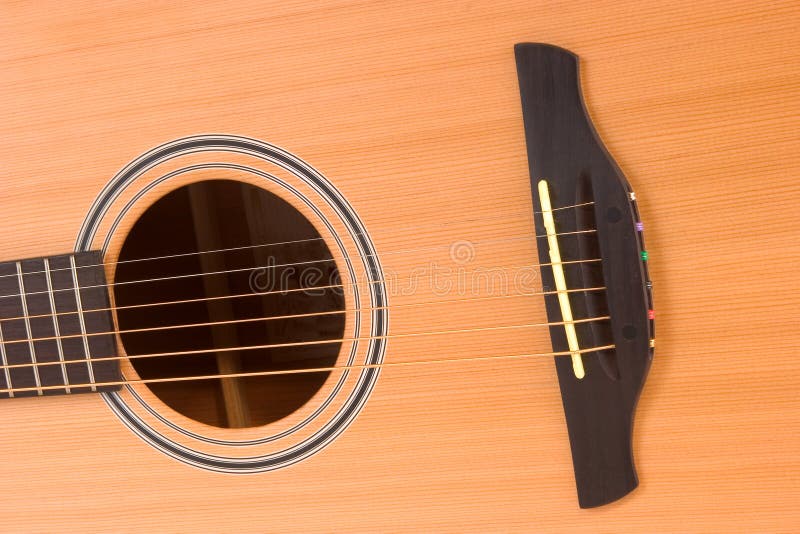 Acoustic Guitar Sound Hole stock photo. Image of body 1331134