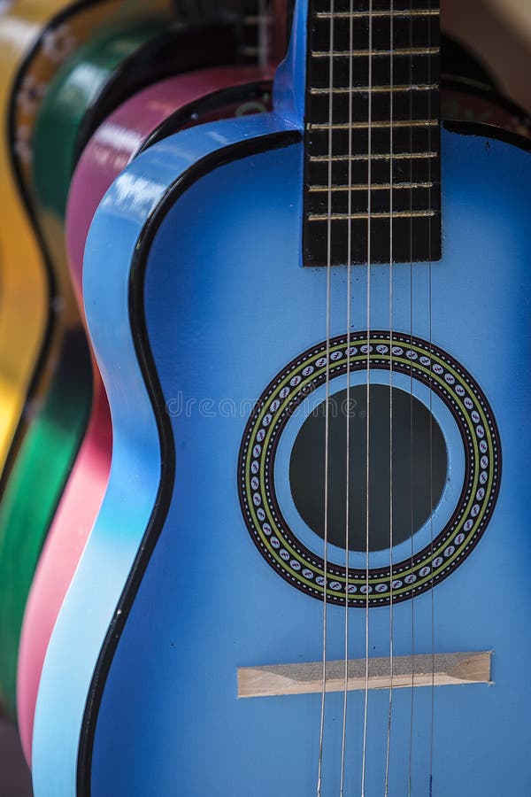 Acoustic Guitarson Display Stock Photos Free & RoyaltyFree Stock
