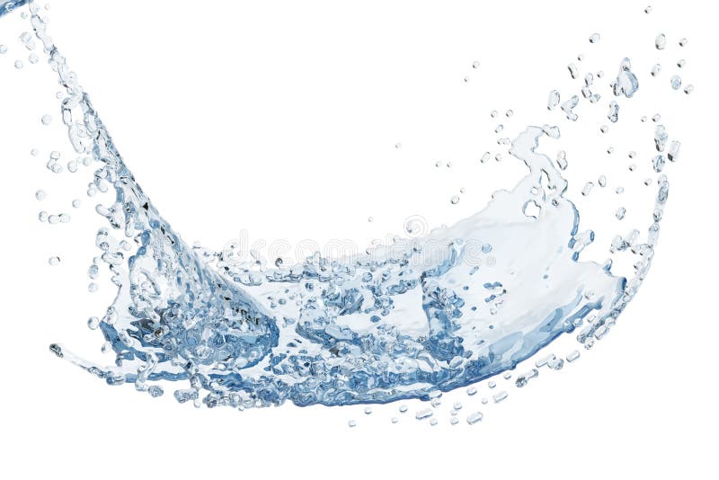 Acqua astratta, schizzi immagini stock libere da diritti