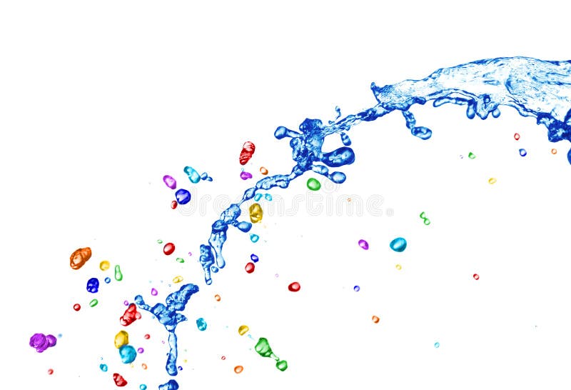 Acqua variopinta fotografia stock libera da diritti Acqua variopinta fotografia stock libera da diritti