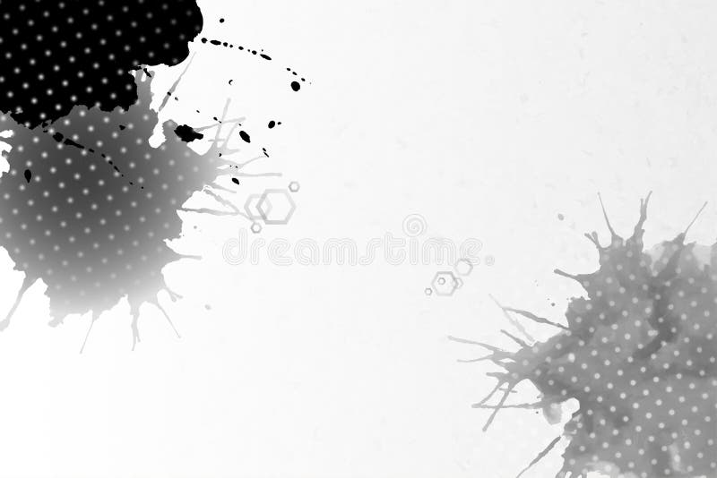 Acquerello disegnato a mano astratto grigio-nero royalty illustrazione gratis Acquerello disegnato a mano astratto grigio-nero royalty illustrazione gratis