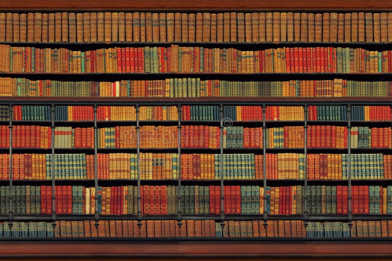 Acquis culturel - bibliothèque de cru photographie stock libre de droits Acquis culturel - bibliothèque de cru photographie stock libre de droits
