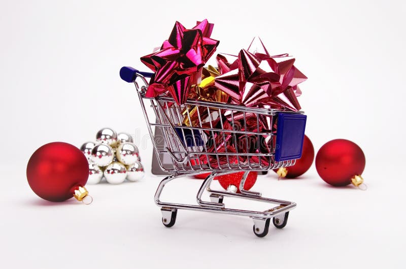 Acquisto di natale, idea per il vostro disegno immagine stock libera da diritti Acquisto di natale, idea per il vostro disegno immagine stock libera da diritti