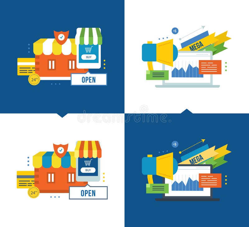 Acquisto online e pagamenti sicuri, media, comunicazioni, sconti di promozioni illustrazione di stock Acquisto online e pagamenti sicuri, media, comunicazioni, sconti di promozioni illustrazione di stock