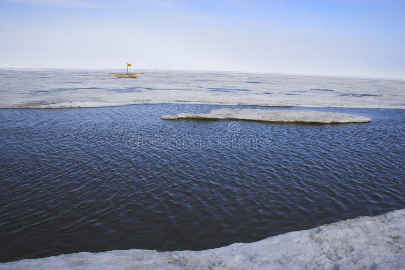 Acric Ocean from air stock photos
