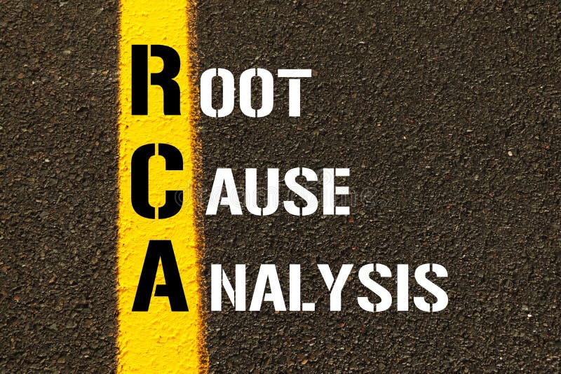 Acronym Rca Root Cause Analysis Stock Photos Free & RoyaltyFree