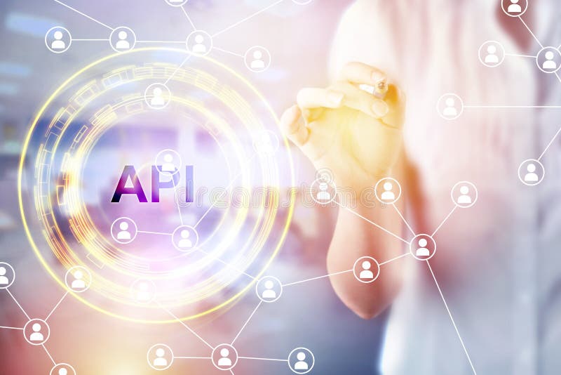 Acronyme d'api Affaires, Internet et concept de technologie photo stock Acronyme d'api Affaires, Internet et concept de technologie photo stock