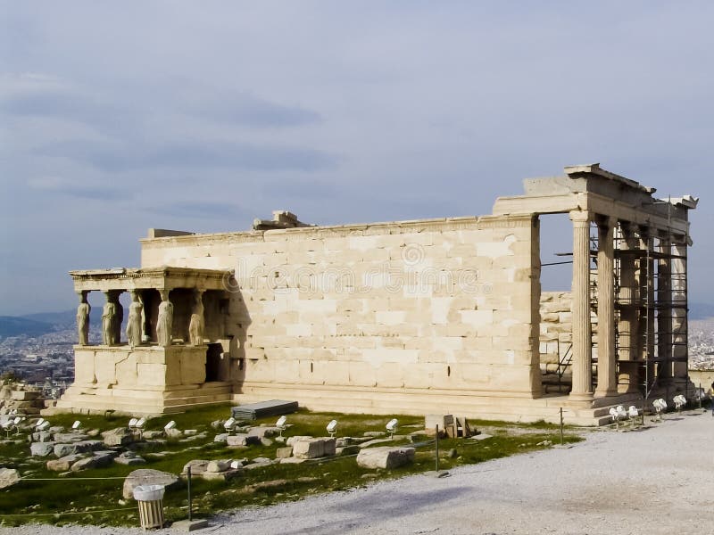 Acropoli di Athen con il tempiale del Parthenon immagine stock libera da diritti Acropoli di Athen con il tempiale del Parthenon immagine stock libera da diritti