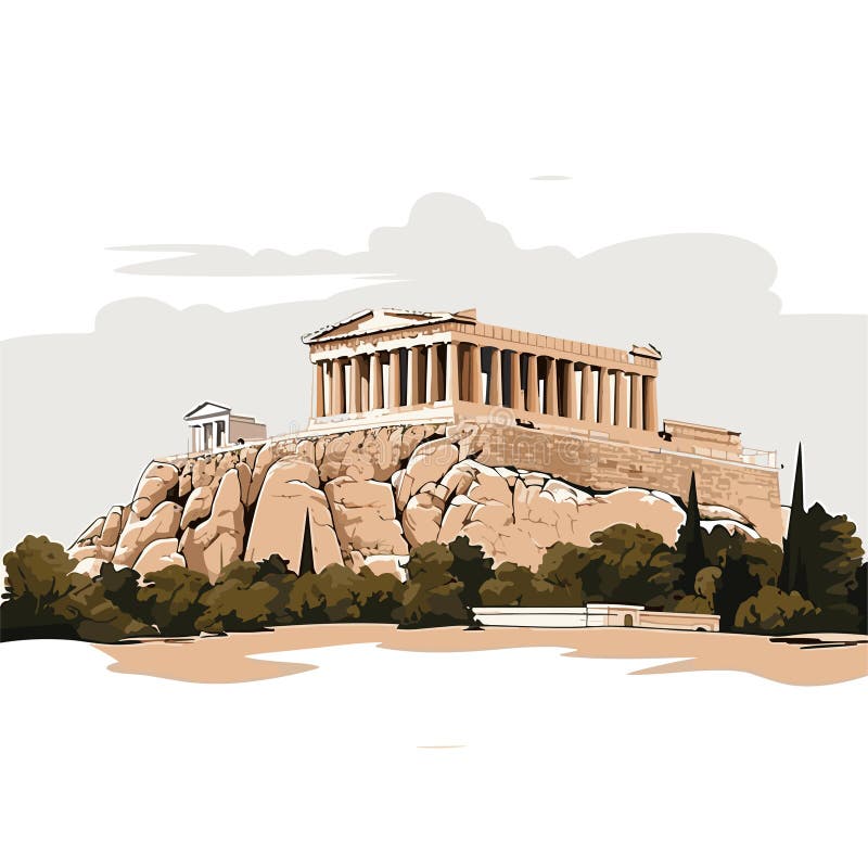 Acropolis Cartoon Stock Illustrations – 314 Acropolis Cartoon Stock ...