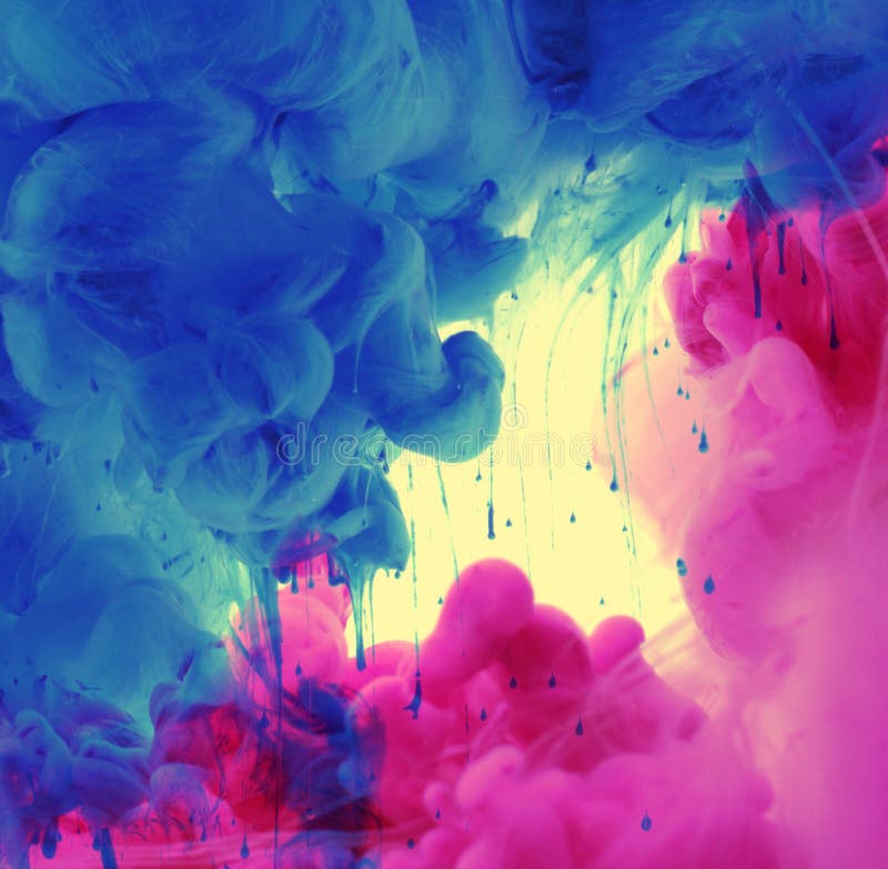 Acrylic colors in water. stock image Acrylic colors in water. stock image