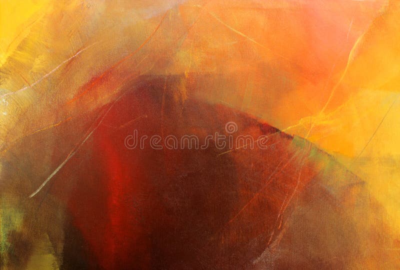 Thin acrylic glazes on canvas. Acrylic illustrations