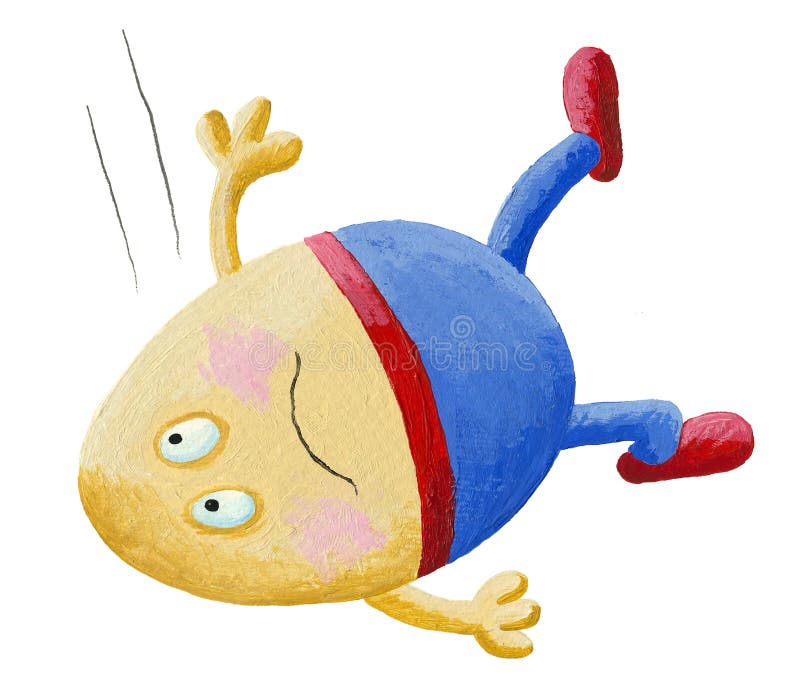 Humpty Dumpty on the ground. Humpty Dumpty had a great fall.