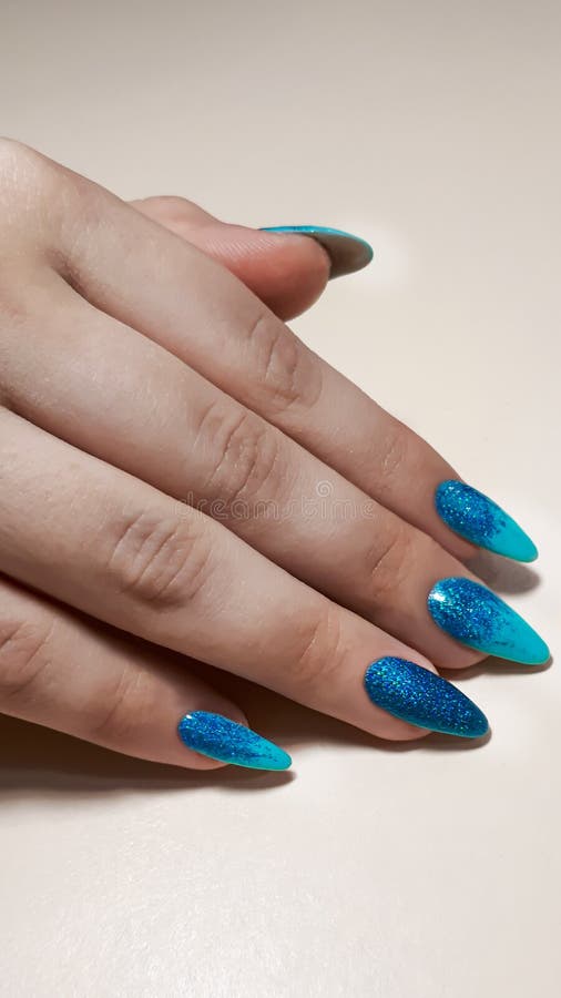 Acrylic Nail Extension, Manicure, Nail Correction, Hands in the