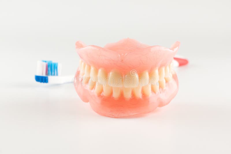 Acrylic Removable Prosthesis Stock Image Image of mouth, smiling