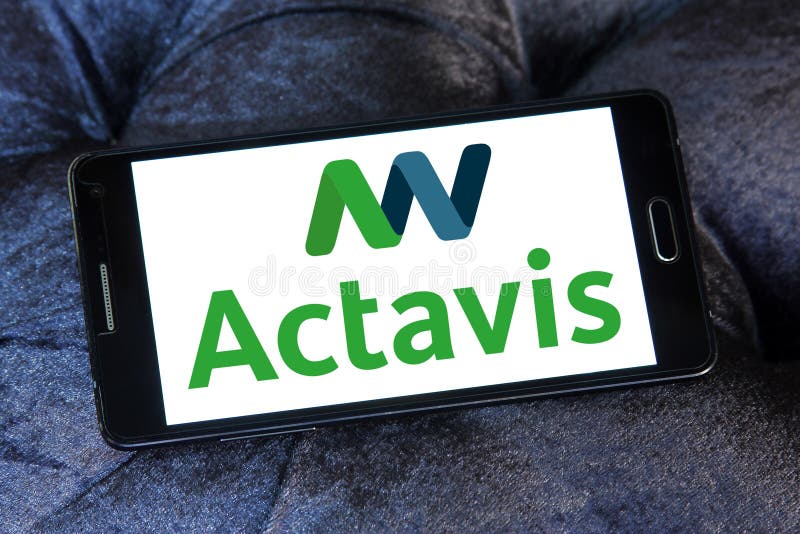 Actavis Generics Pharmaceuticals Company Logo Editorial Stock Photo