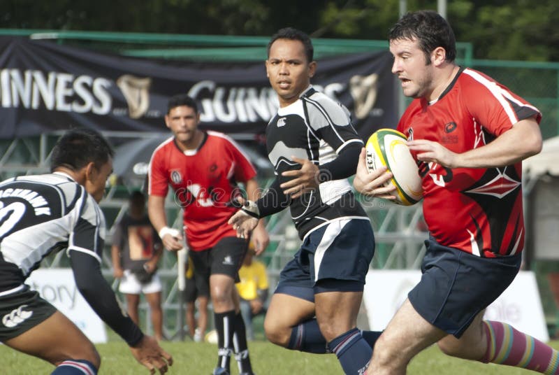 Action de rugby image stock éditorial. Image du gibier - 22240099