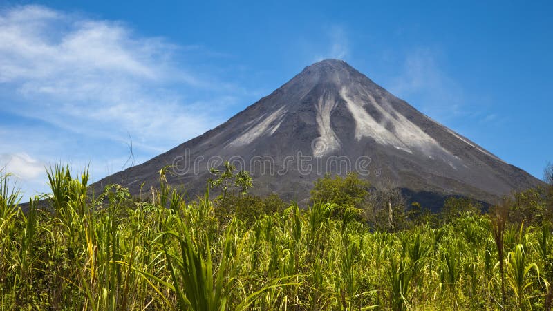 The Active Side of Arenal Volcano