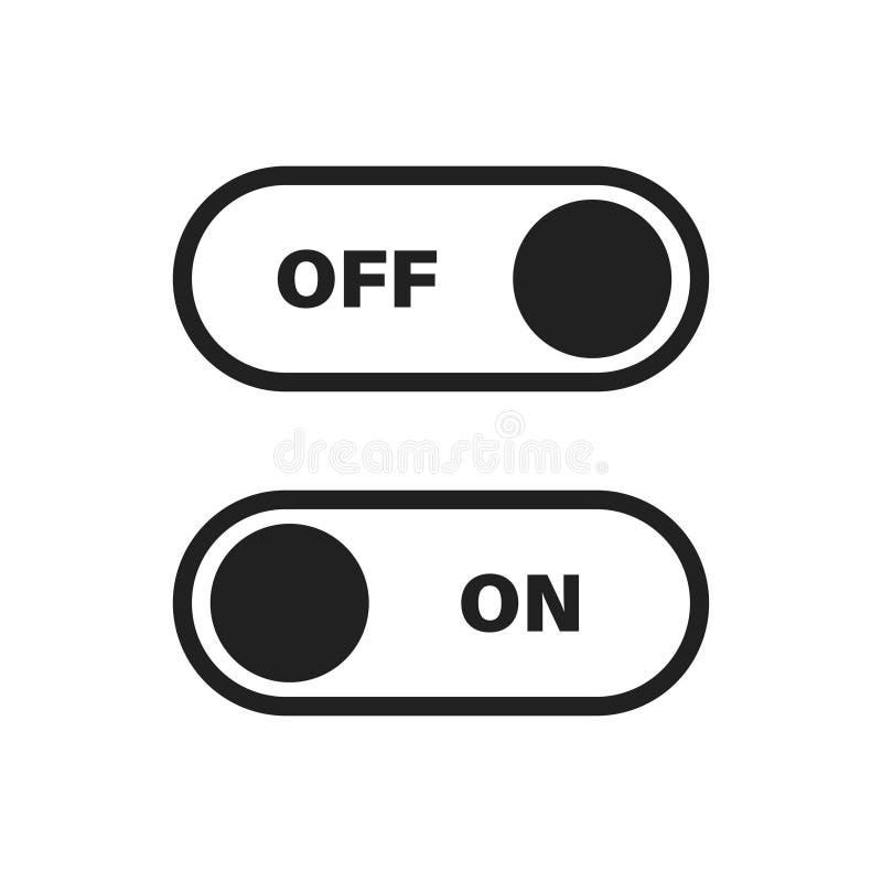 Basculez L'icône D'interrupteur De L'icône Off Vecteur Isolé PNG ,  Commutateur, De, Bouton PNG et vecteur pour téléchargement gratuit