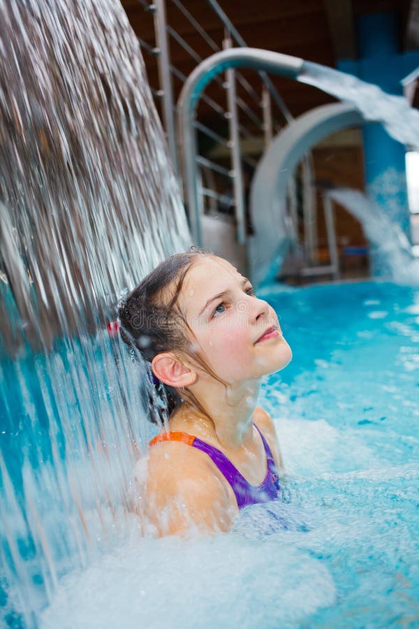 swimming pool with hot water