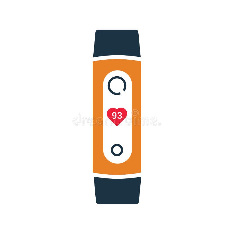 Activity, Heart, Rate, Tracker, Wearable Icon. Editable Vector Logo