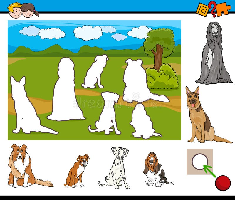 Activități educaționale pentru copii vector illustration