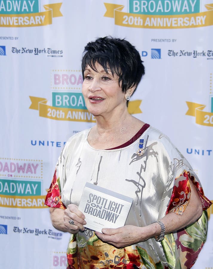 Actress, dancer, and singer Chita Rivera, has been nominated for performances in 10 Broadway productions and is winner of 2 Tony Awards plus a third honorary Tony for Lifetime Achievement in the Theater participates in the Broadway on Broadway event in Times Square, New York City on September 9, 2012. Ms Rivera appeared on numerous television shows and films in her over 6 decade career. This event is a showcase for the season's coming musical productions and other theatrical productions. Rivera was the first Puerto Rican and first Latina to earn the Kennedy Center Honors and is a recipient of the Presidential Medal of Freedom. She died in New York City after a brief illness, on January 30, 2024. She was 91. Actress, dancer, and singer Chita Rivera, has been nominated for performances in 10 Broadway productions and is winner of 2 Tony Awards plus a third honorary Tony for Lifetime Achievement in the Theater participates in the Broadway on Broadway event in Times Square, New York City on September 9, 2012. Ms Rivera appeared on numerous television shows and films in her over 6 decade career. This event is a showcase for the season's coming musical productions and other theatrical productions. Rivera was the first Puerto Rican and first Latina to earn the Kennedy Center Honors and is a recipient of the Presidential Medal of Freedom. She died in New York City after a brief illness, on January 30, 2024. She was 91.