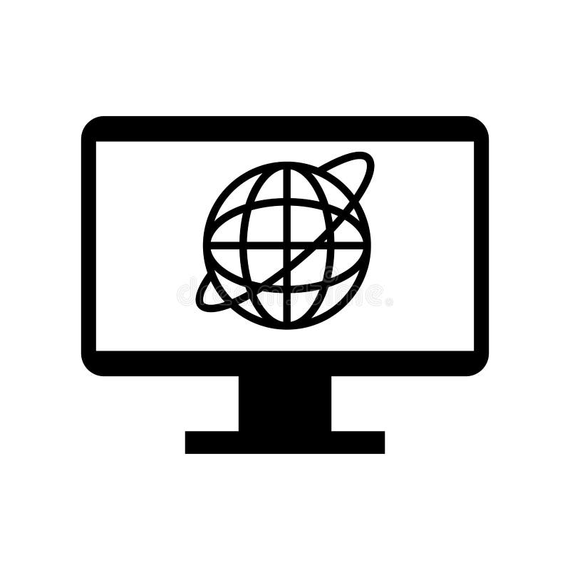 Actualités d'Internet d'ordinateur illustration stock Actualités d'Internet d'ordinateur illustration stock