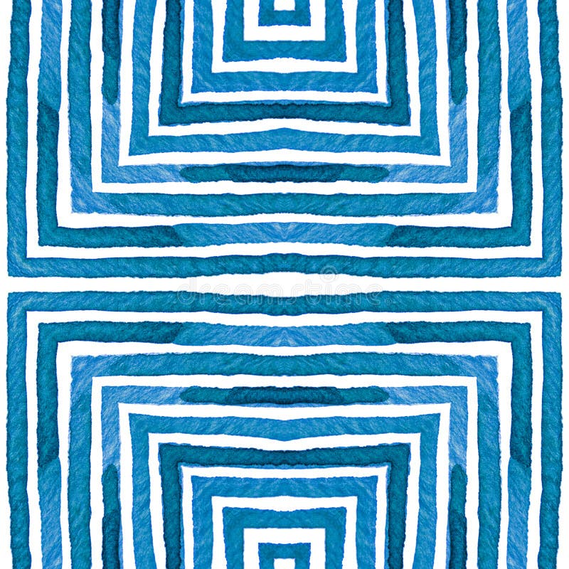 Acuarela geométrica azul Golpeteo inconsútil curioso libre illustration Acuarela geométrica azul Golpeteo inconsútil curioso libre illustration