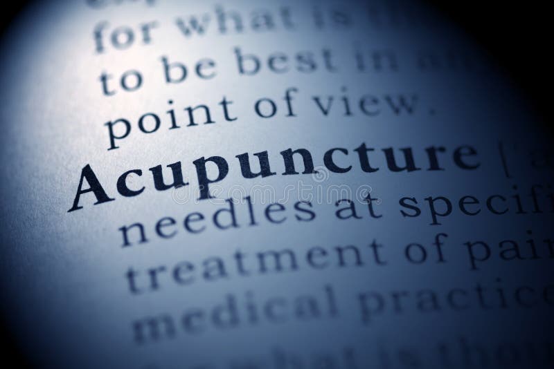 Acupuncture stock photo. Image of closeup, dictionary 78885582