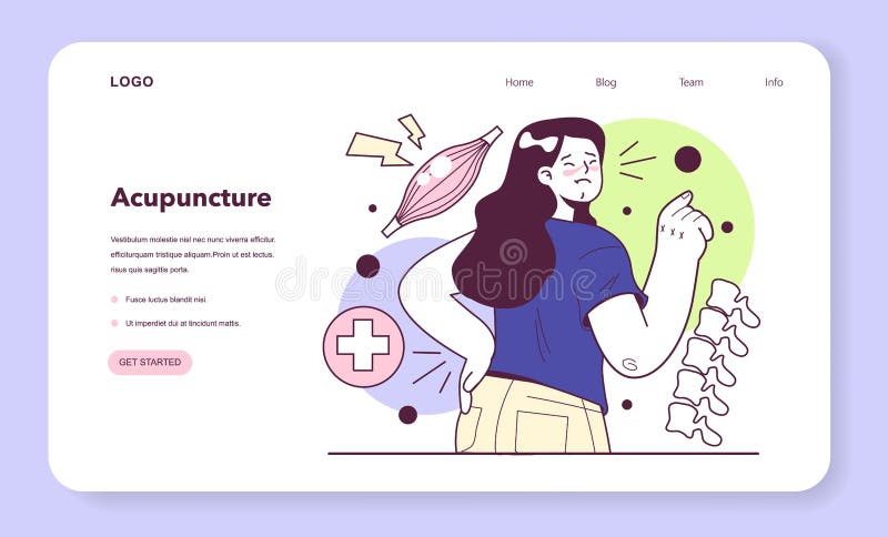 Acupuncture Banner With Woman Face Silhouette And Chinese Needles  Alternative Medicine And Treatment Poster Template Medical Vector  Illustration Stock Illustration - Download Image Now - iStock