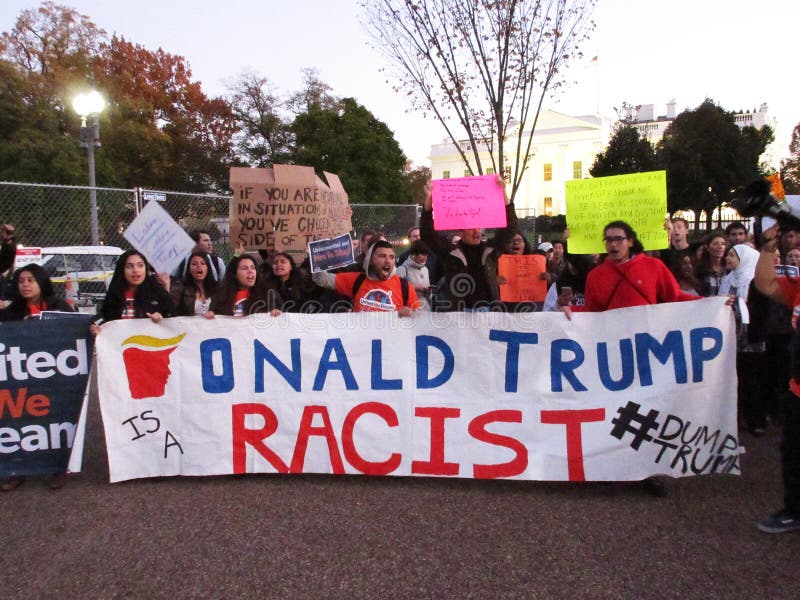 Photo of latino protesters at the white house in washington dc on 11/10/16. These people are against president donald trump and fear deportation. Photo of latino protesters at the white house in washington dc on 11/10/16. These people are against president donald trump and fear deportation.