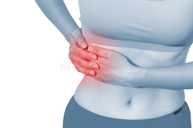 Acute Pain in a Woman Stomach Stock Photo Image of pain, arthritis