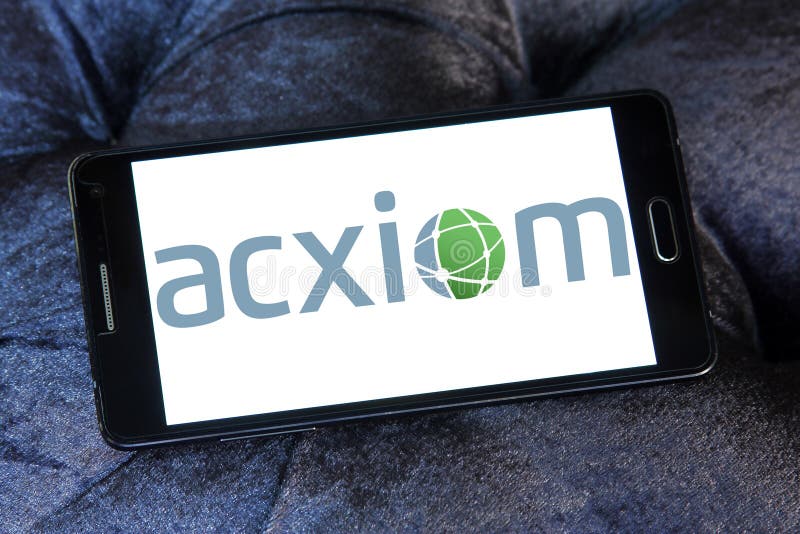 Logo of Acxiom Corporation on samsung mobile. Acxiom Corporation is a marketing technology and services company. Acxiom provides marketing and information management services, including multichannel marketing, addressable advertising, and database management. Logo of Acxiom Corporation on samsung mobile. Acxiom Corporation is a marketing technology and services company. Acxiom provides marketing and information management services, including multichannel marketing, addressable advertising, and database management