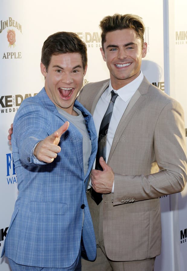 Adam DeVine et Zac Efron photographie stock libre de droits Adam DeVine et Zac Efron photographie stock libre de droits