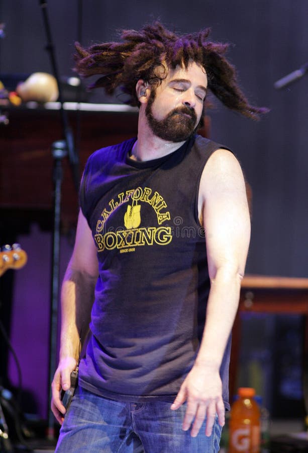 Adam Duritz with Counting Crows Editorial Stock Image Image of
