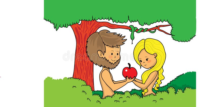 Adam And Eve Vector