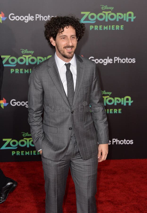 LOS ANGELES, CA - FEBRUARY 17, 2016: Actor Adam Shapiro at the premiere of Disney's Zootopia at the El Capitan Theatre, Hollywood