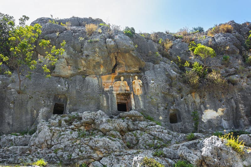 Adamkayalar, literally `man-rocks`,Mersin,Turkey