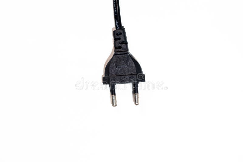 Adapter Cable Plug with Two Holes Stock Image Image of phone