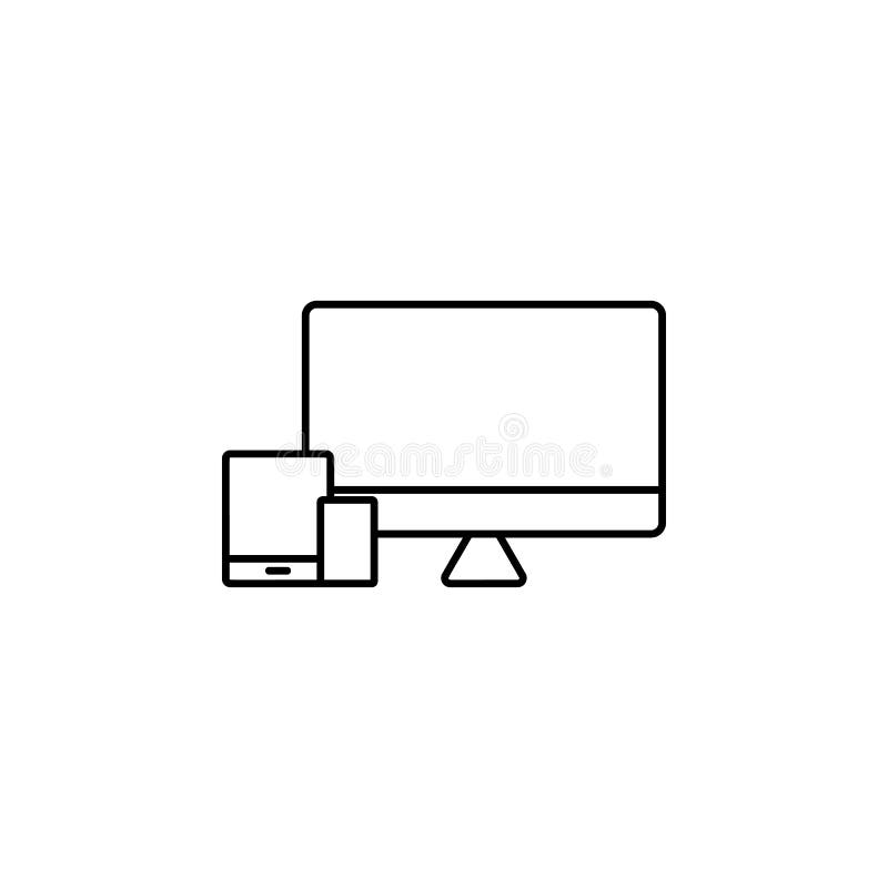 adaptive ,design icon. Simple outline vector of Web Design Development set icons for UI and UX, website or mobile application vector illustration adaptive ,design icon. Simple outline vector of Web Design Development set icons for UI and UX, website or mobile application vector illustration