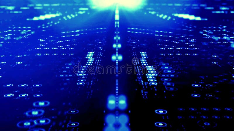 Sleek 4K Blue Tech Background for Modern Corporate Projects vector illustration