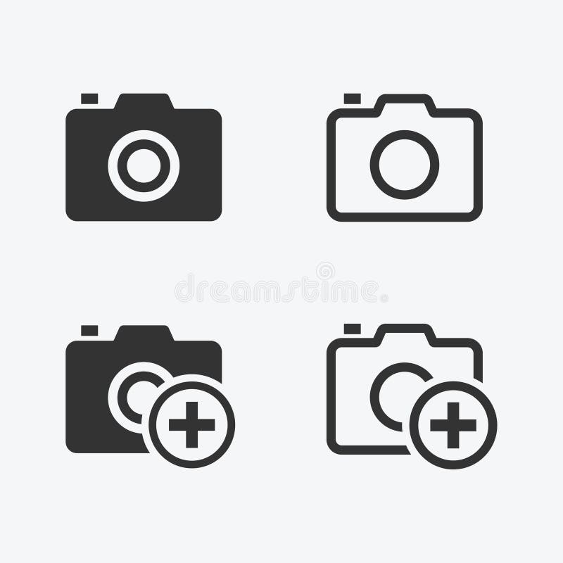 Download Add Photo Vector Icon For Graphic And Web Design. Stock ...