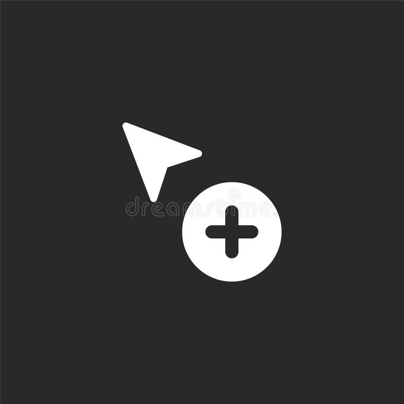 Add selection icon. Filled add selection icon for website design and mobile, app development. add selection icon from filled stock illustration