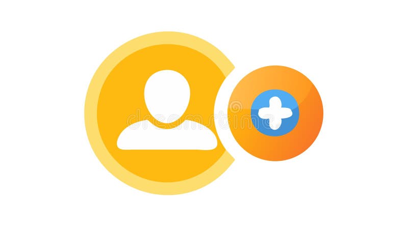 Add User Profile Icon for New Account Registration, vector design Generative AI vector illustration