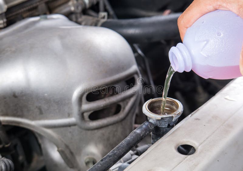 Add Water Car Radiator Check Water Car Radiator Stock Add Water Car Radiator Check Water Car Radiator Stock