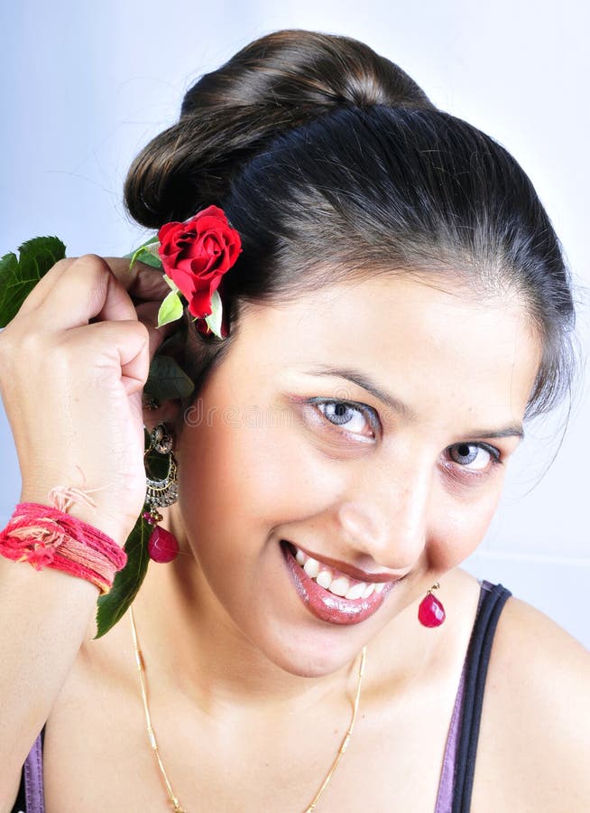 Adding beauty with rose stock image. Image of leaves 11745997