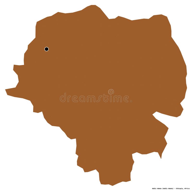 Addis Abeba, city of Ethiopia, on white. Pattern royalty free illustration