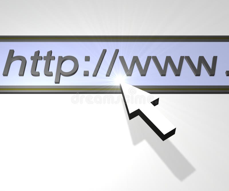 Address Bar stock illustration. Illustration of server 10478262